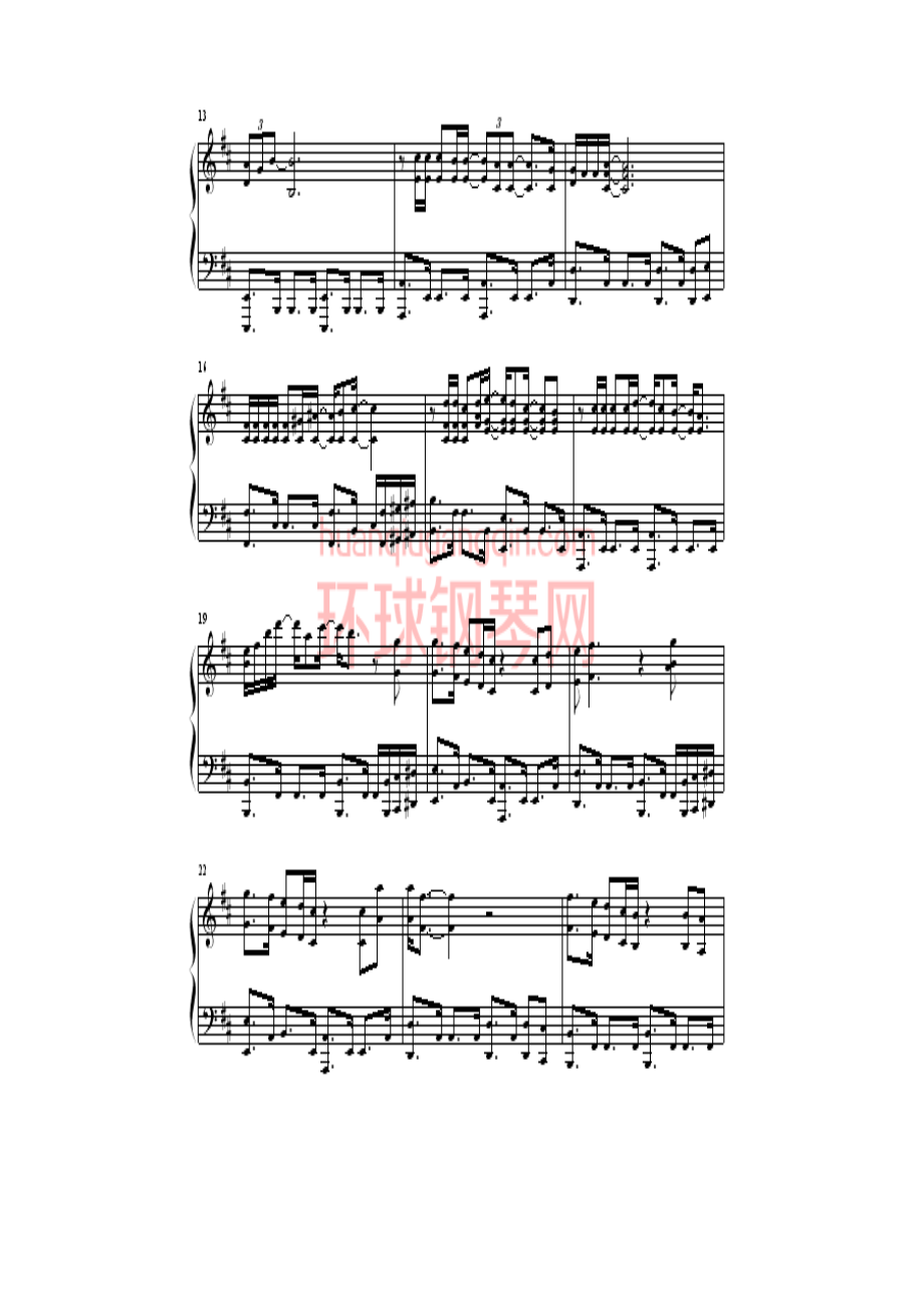 卡萨布兰卡（电影《《卡萨布兰卡》主题曲） 钢琴谱.docx_第2页