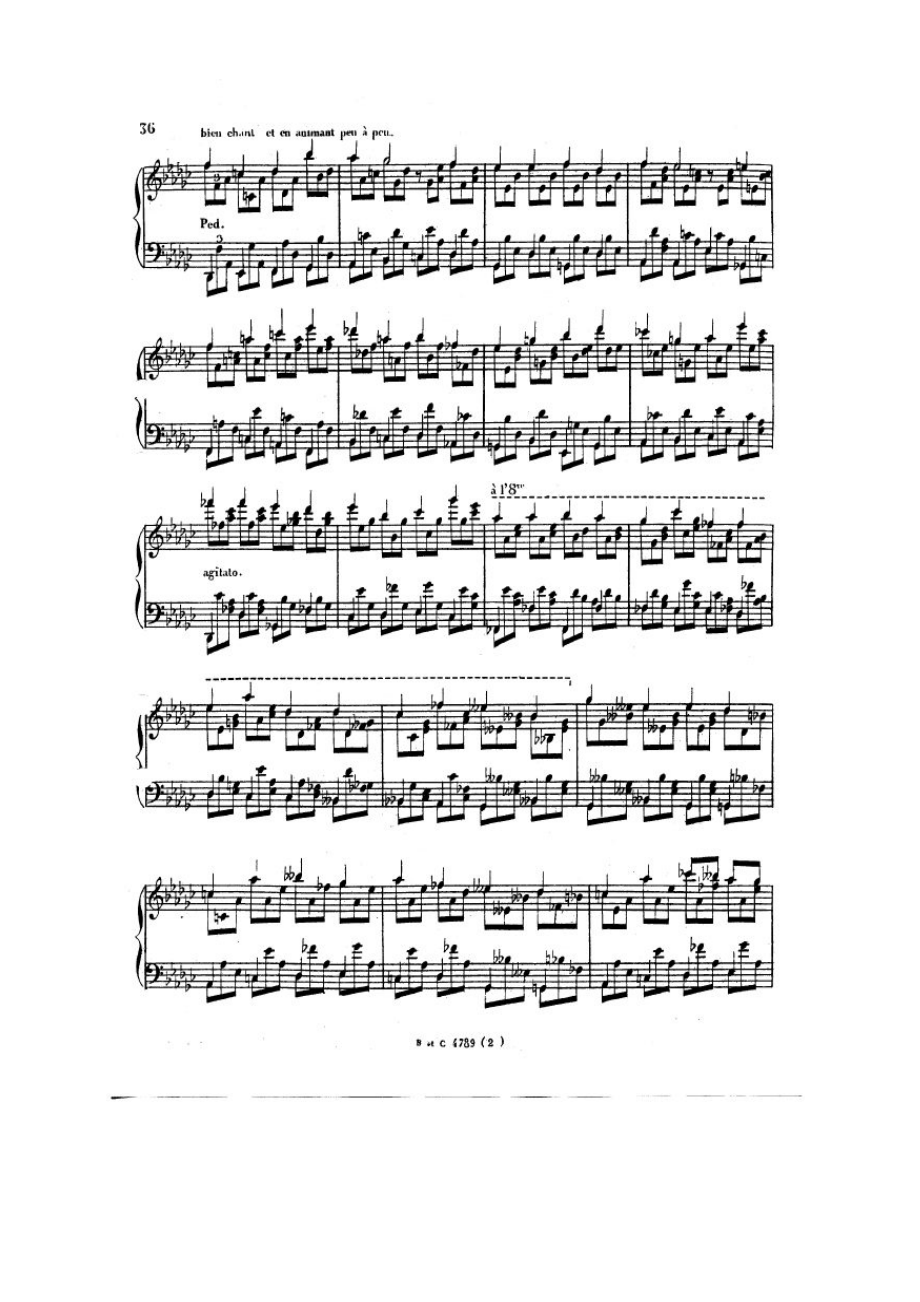 首大调练习曲 12 Etudes in All Major Keys Op.35 钢琴谱_1.docx_第3页