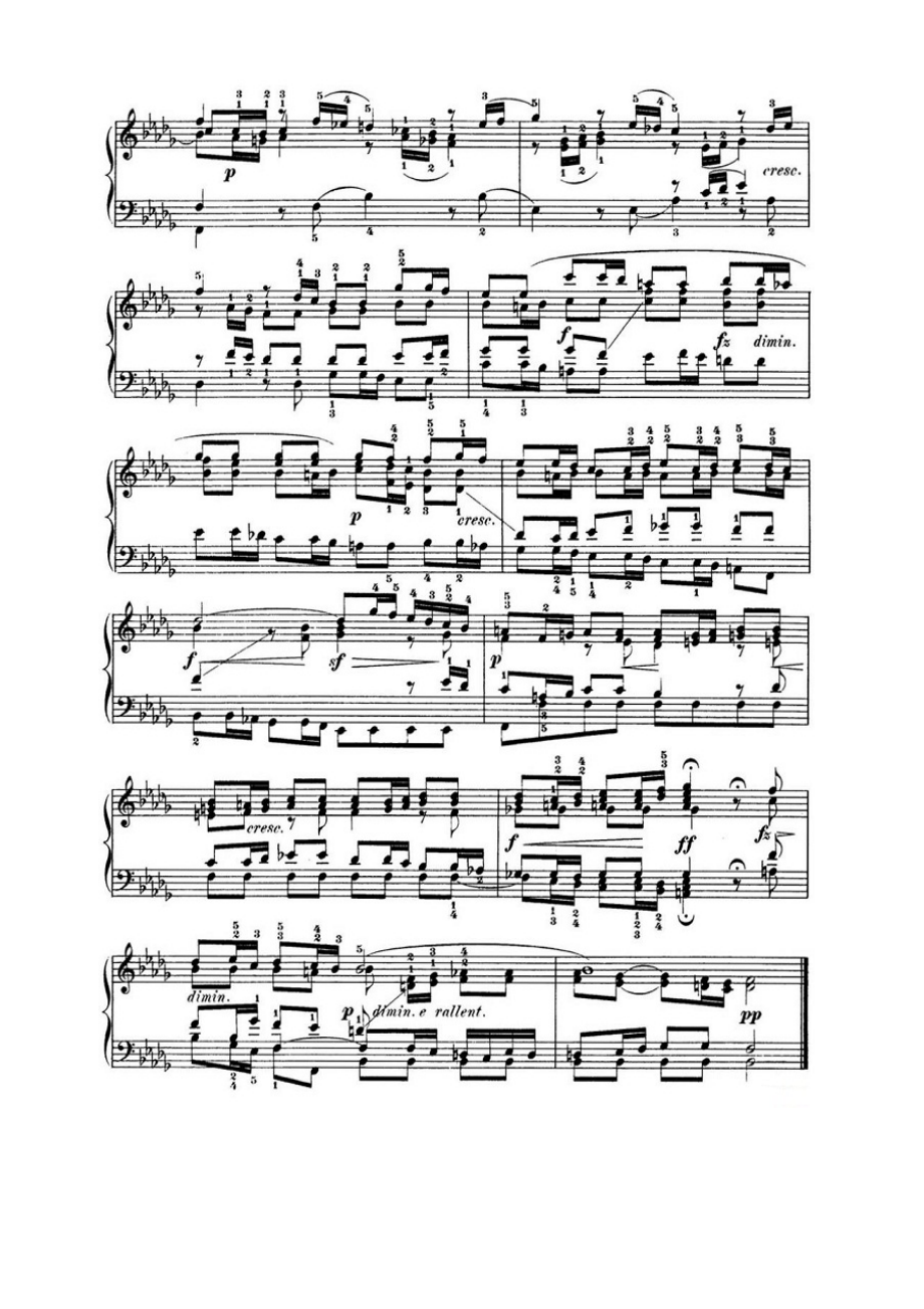 巴赫《平均律钢琴曲集·第一卷》之前奏曲（NO.22） 钢琴谱.docx_第2页