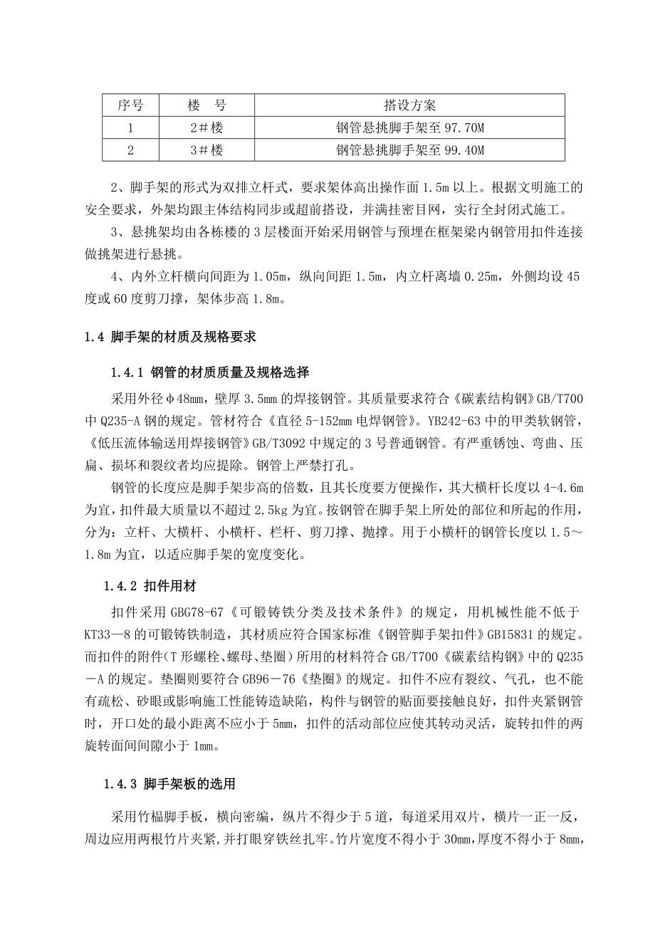 城中村改造项目外脚手架施工方案.doc_第2页