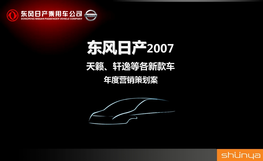 东风日产天籁及轩逸等各新款车营销策划案【高端精品策划】 .ppt_第1页