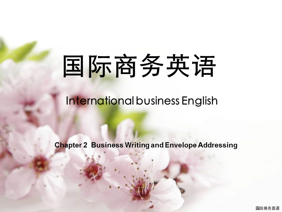 国际商务英语Business Writing and Envelope Addressing.ppt_第1页