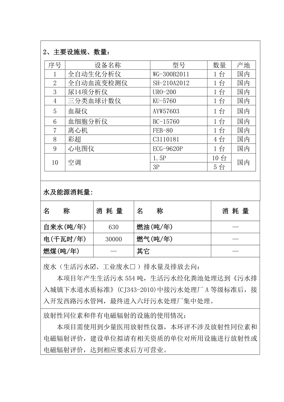 环境影响评价报告全本公示简介：扬州市邗江美康综合门诊部6293.doc_第3页