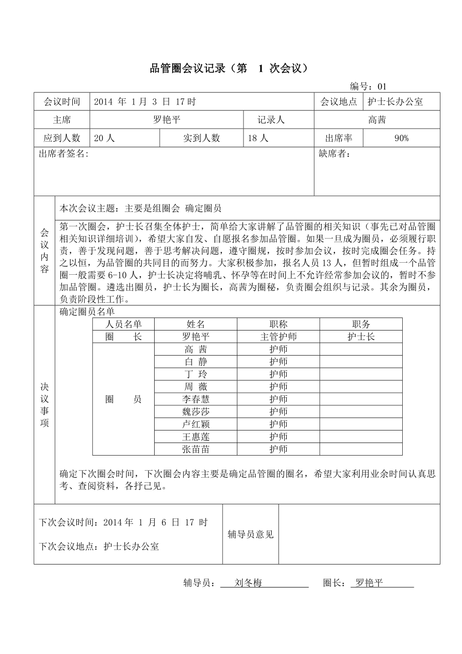 心内一科品管圈活动资料完成稿.doc_第1页