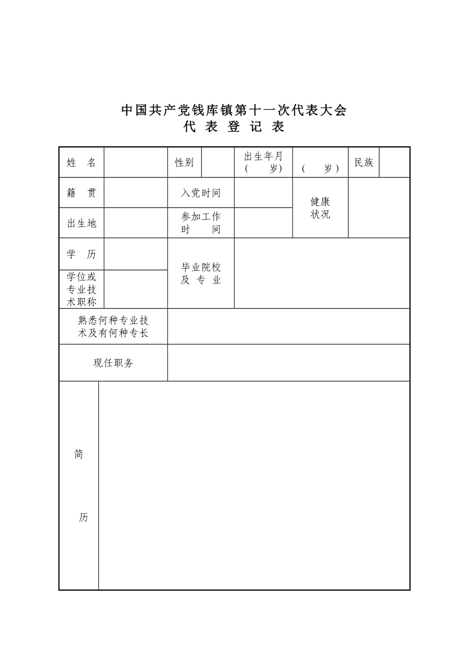 选举钱库镇第十一次党代会代表.doc_第3页