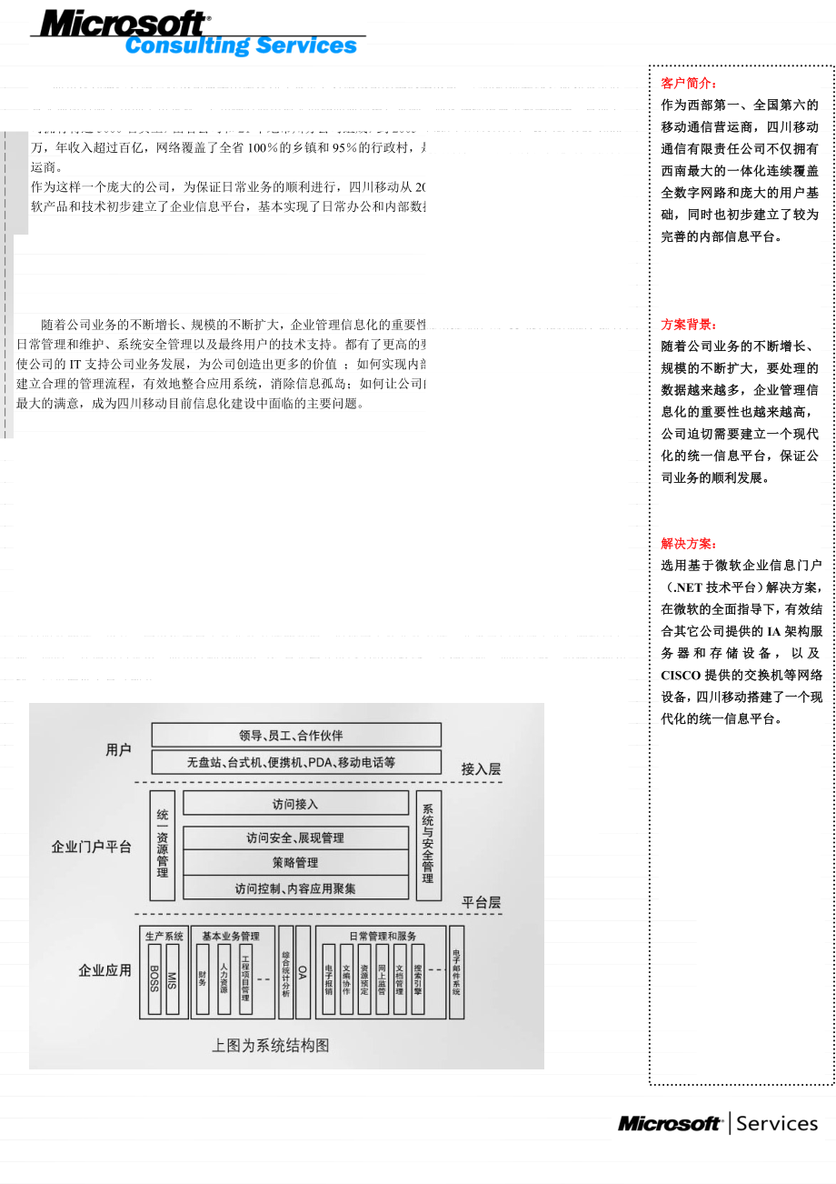 四川移动统一信息平台集成了办公自动化系统.doc_第2页