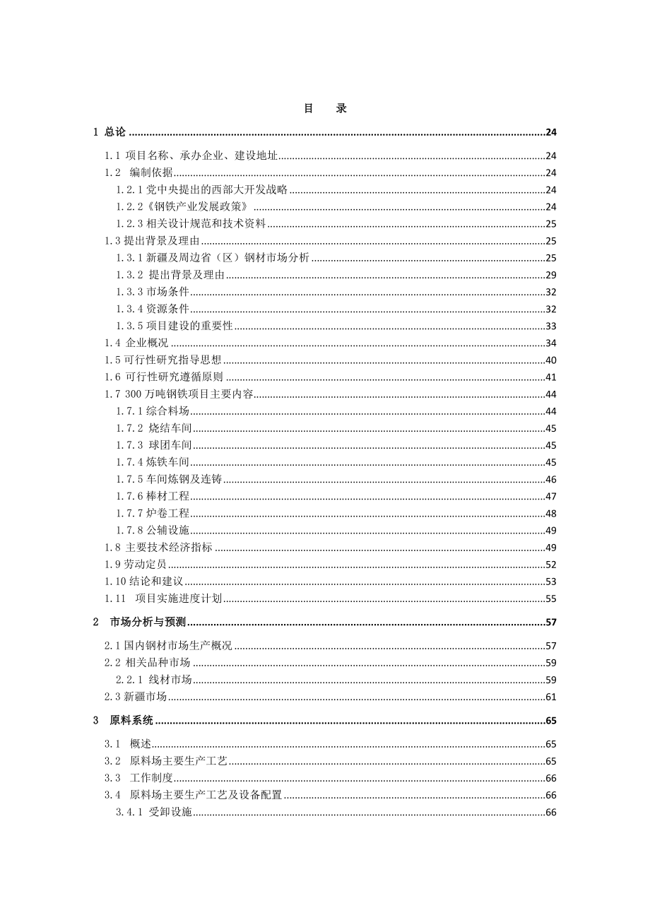 产300万吨钢铁项目可行性研究报告送审.doc_第2页