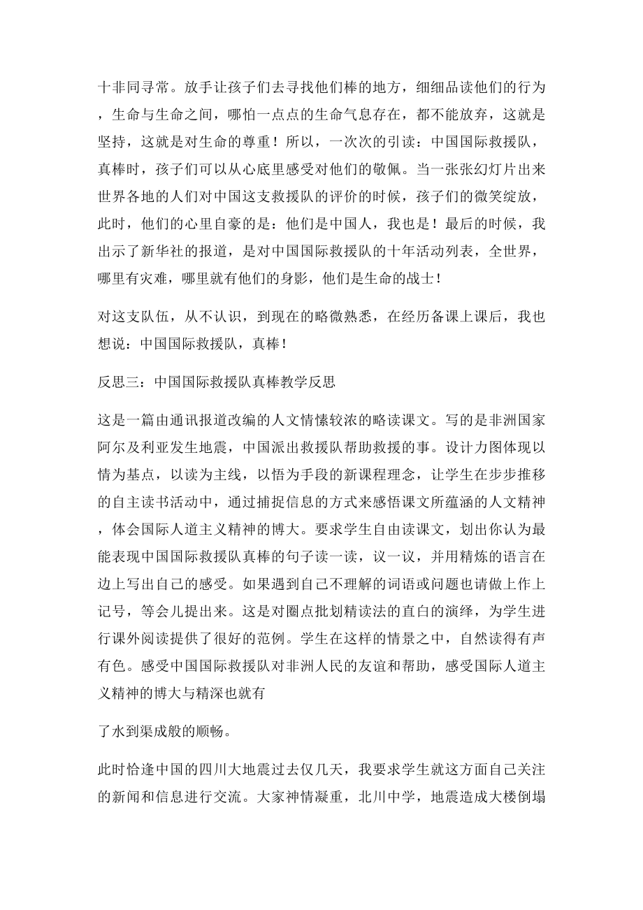 中国国际救援队真棒教学反思.docx_第2页