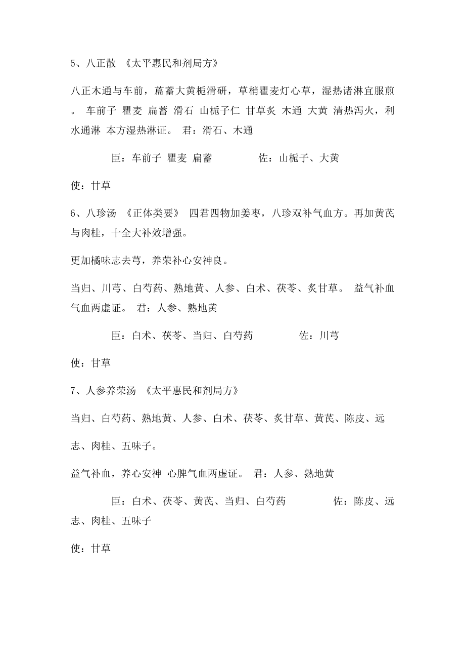 中医院妇产科常用方剂100首.docx_第2页