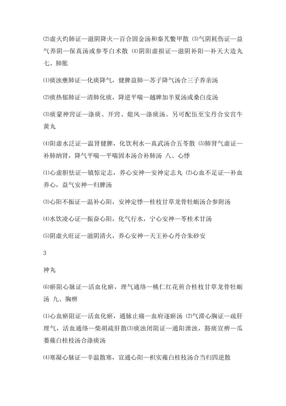 中医内科临床辨证分型熟记.docx_第3页