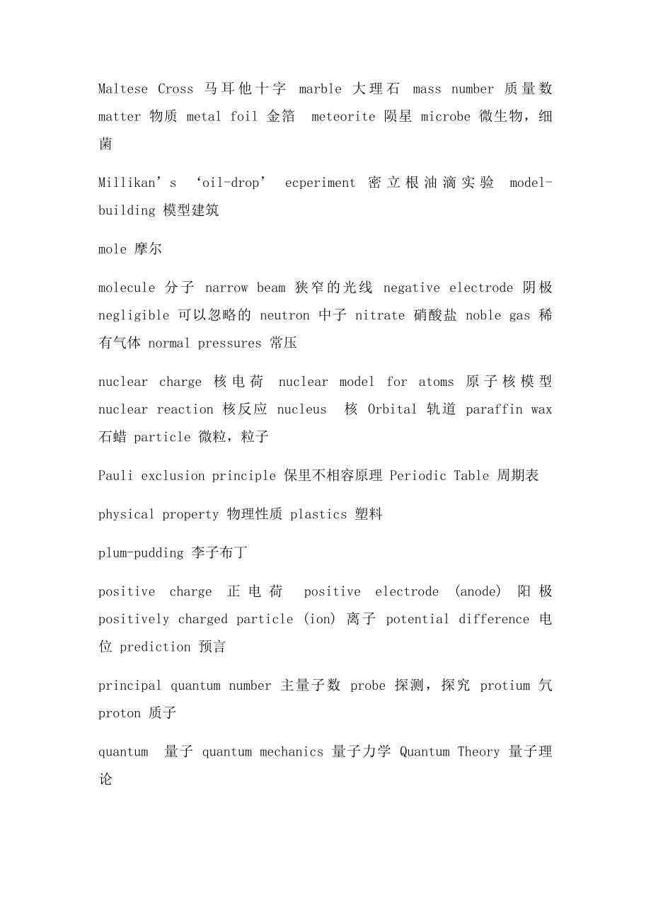 AP SAT2 化学重点英文词汇.docx_第3页