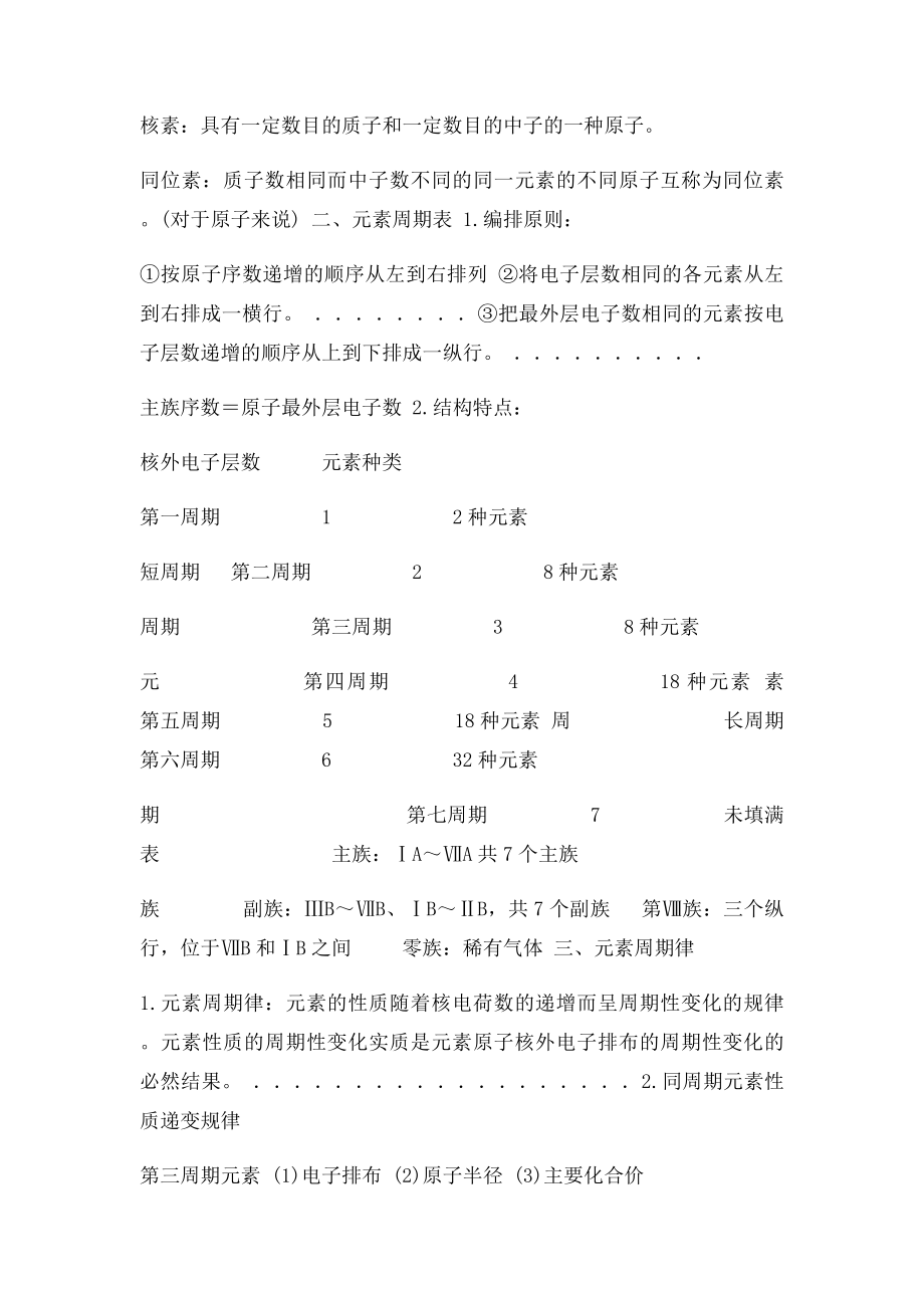 化学必修2知识点归纳.docx_第2页