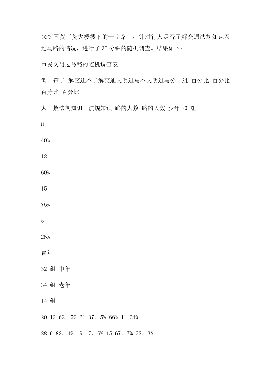 关于行人过马路法律意识的调查报告.docx_第2页