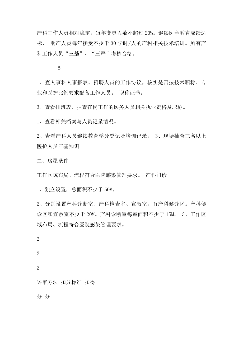 四川省助产技术服务机构评审及质量控制二级.docx_第3页