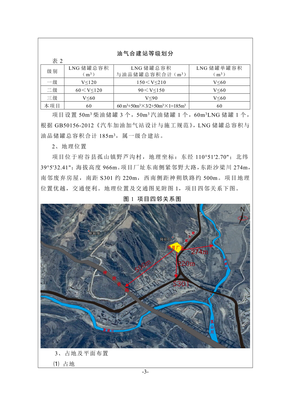 环境影响评价报告公示：府谷县聚鑫加油站新建加油加气站环评报告.doc_第3页