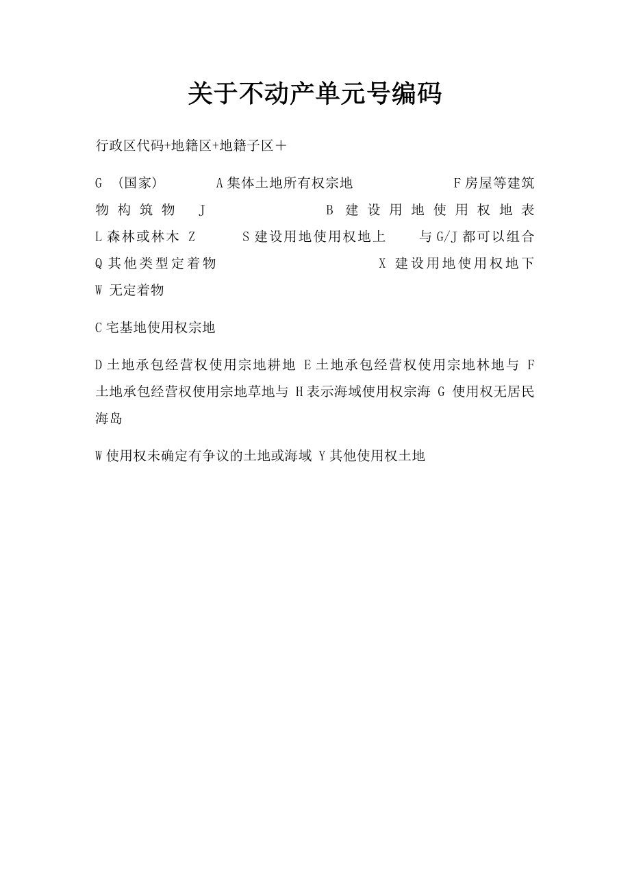 关于不动产单元号编码.docx_第1页