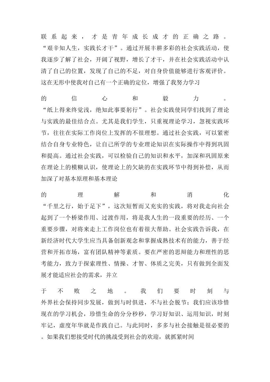 假期实践活动总结.docx_第2页