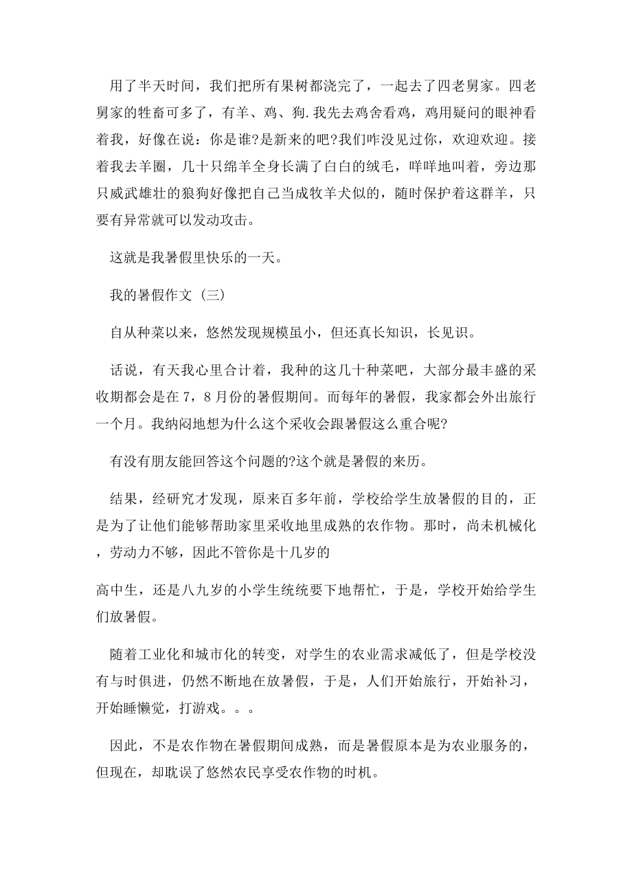 我的暑假作文三篇.docx_第2页