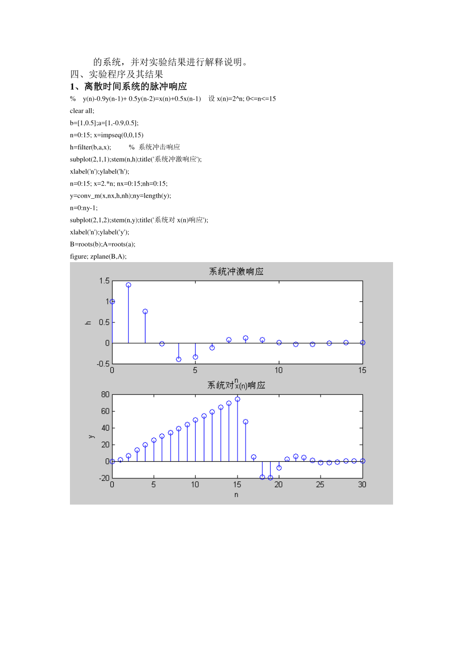 吉林大学数字信号处理实验报告.doc_第2页