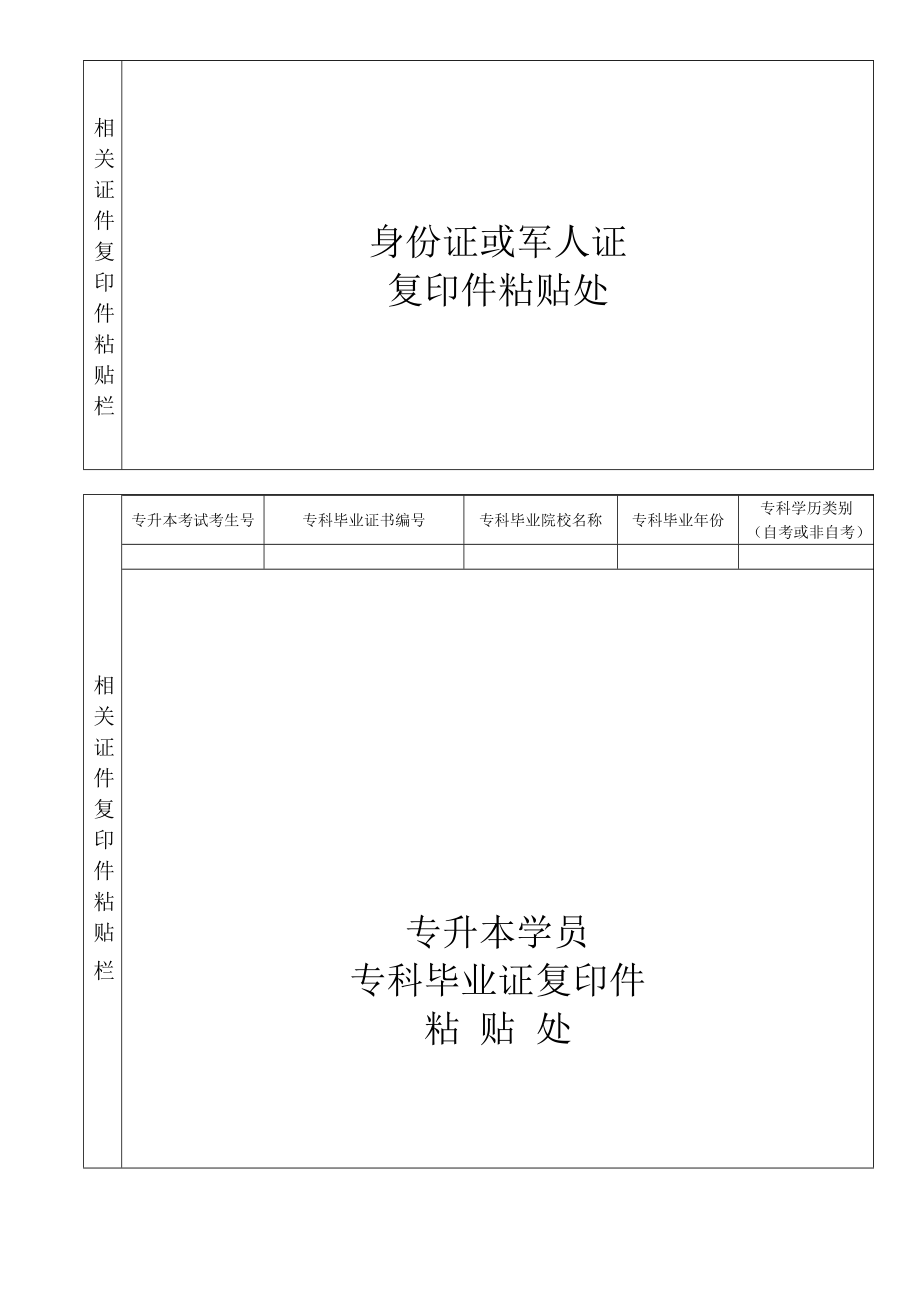 大理学院成人高等教育 级新生入学登记表.doc_第2页