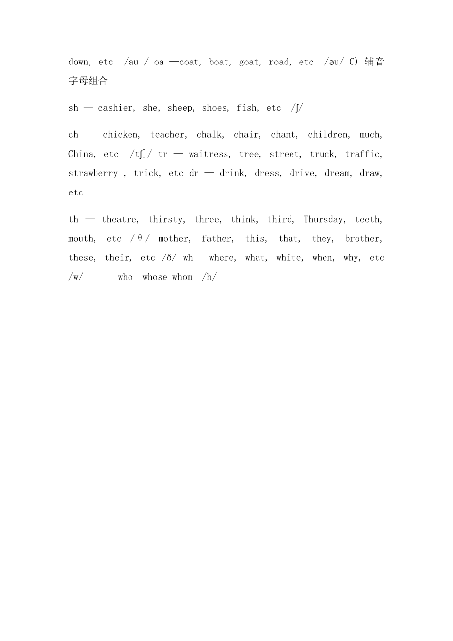 小学六年级人教英语上音总结.docx_第3页