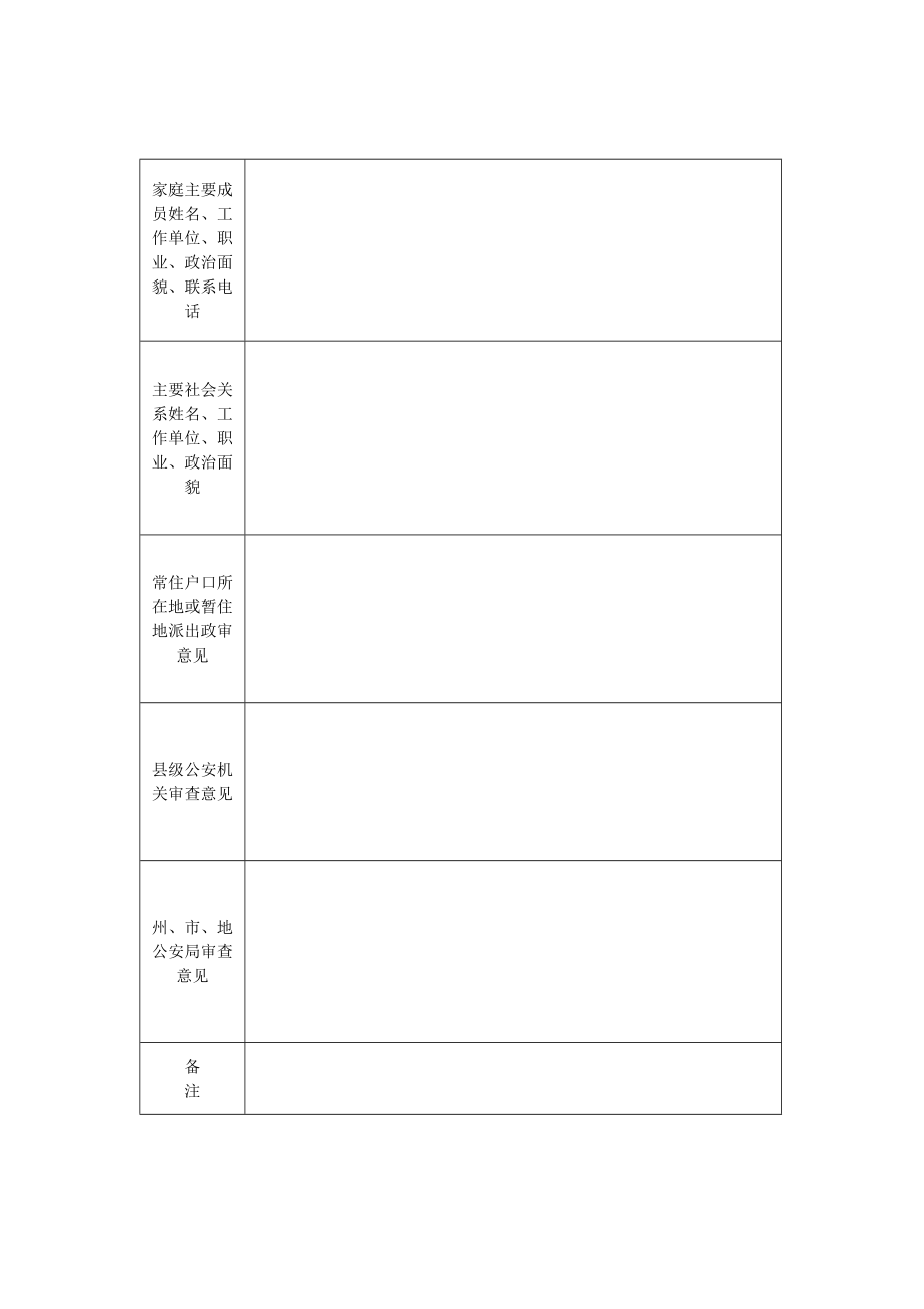 保安从业人员政治审查表.doc_第2页