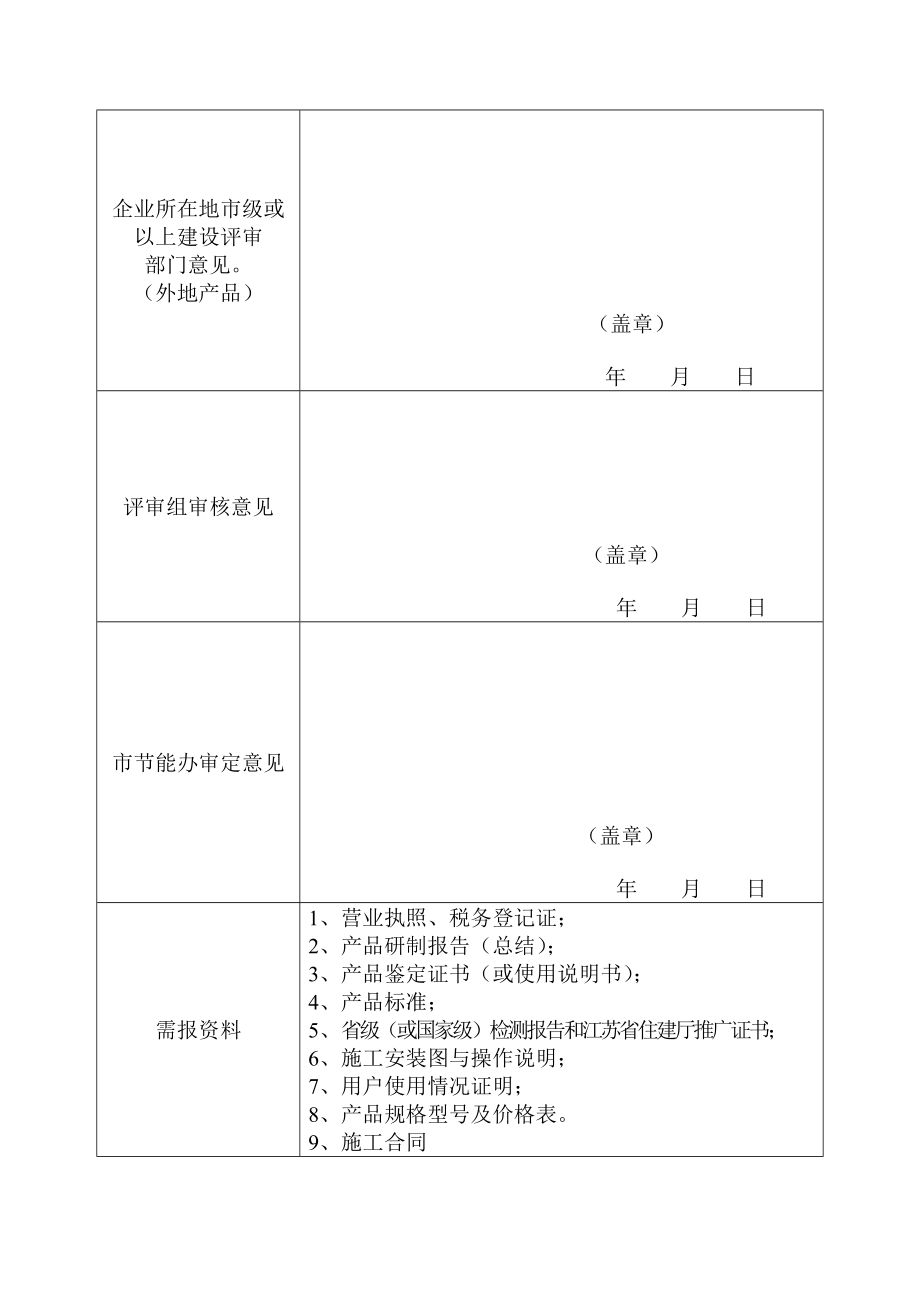 丹阳市住房和城乡建设局新产品备案申请表.doc_第3页