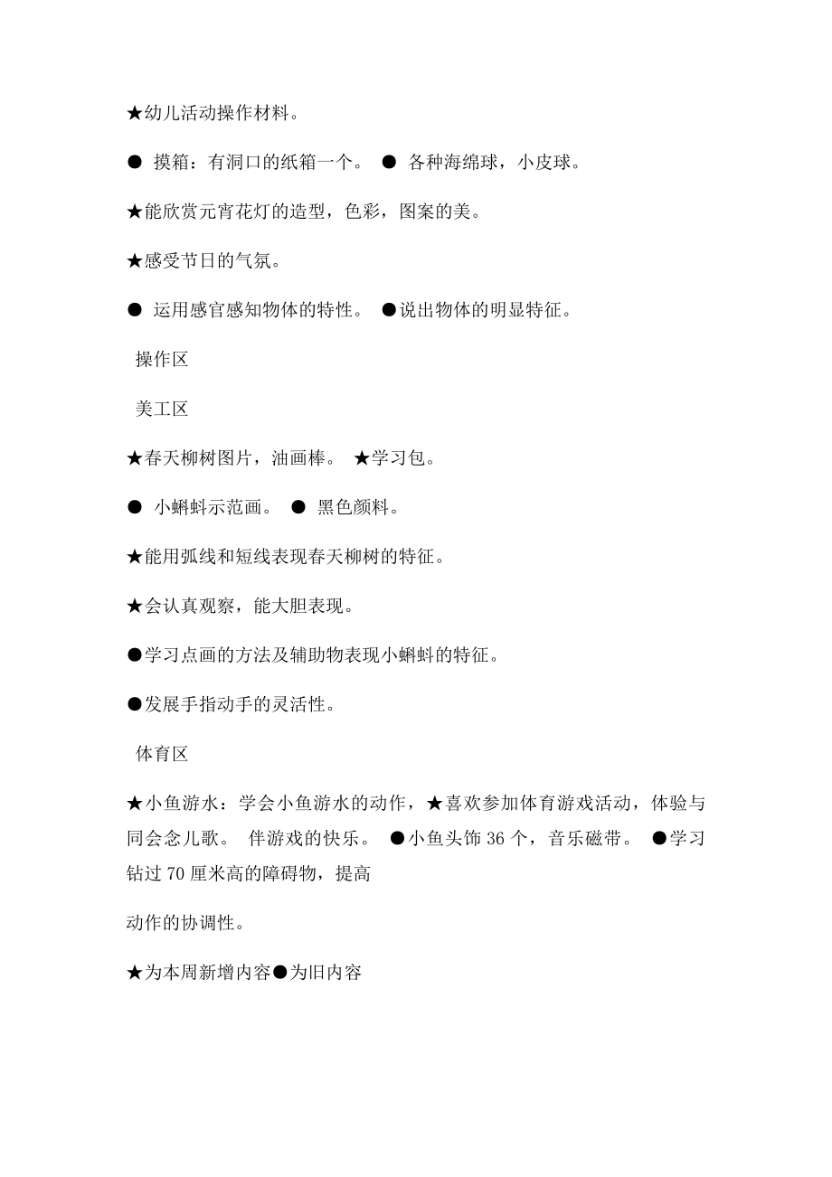 幼儿园区域活动计划表 小班.docx_第2页