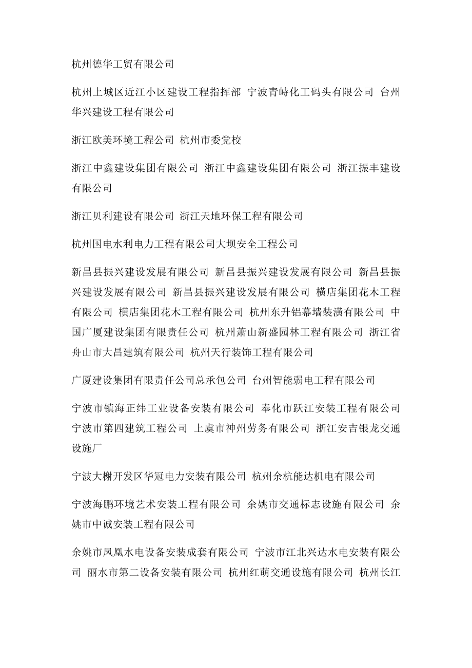 浙江所有施工企业名单.docx_第2页