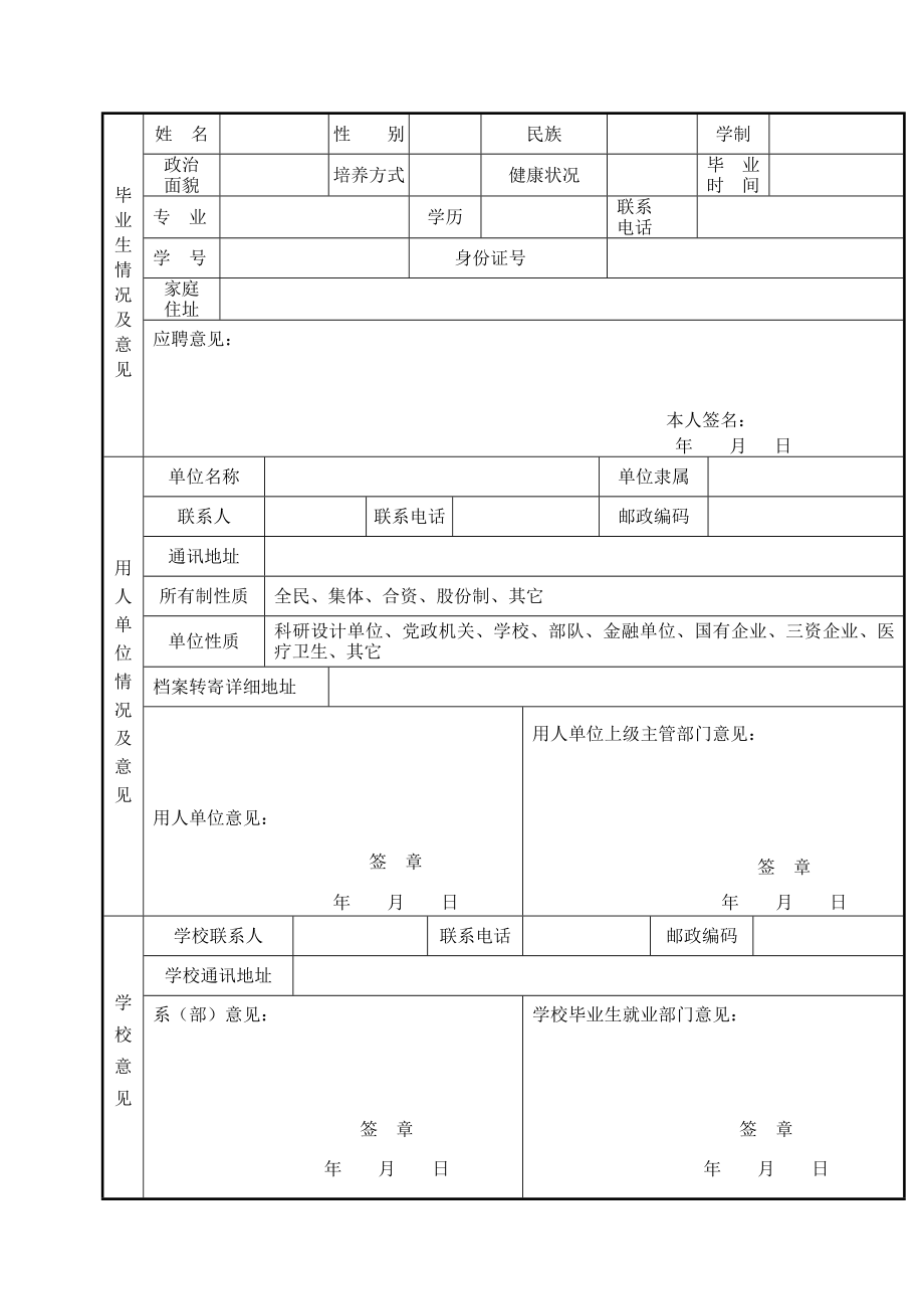 毕业生就业协议书范本.doc_第2页