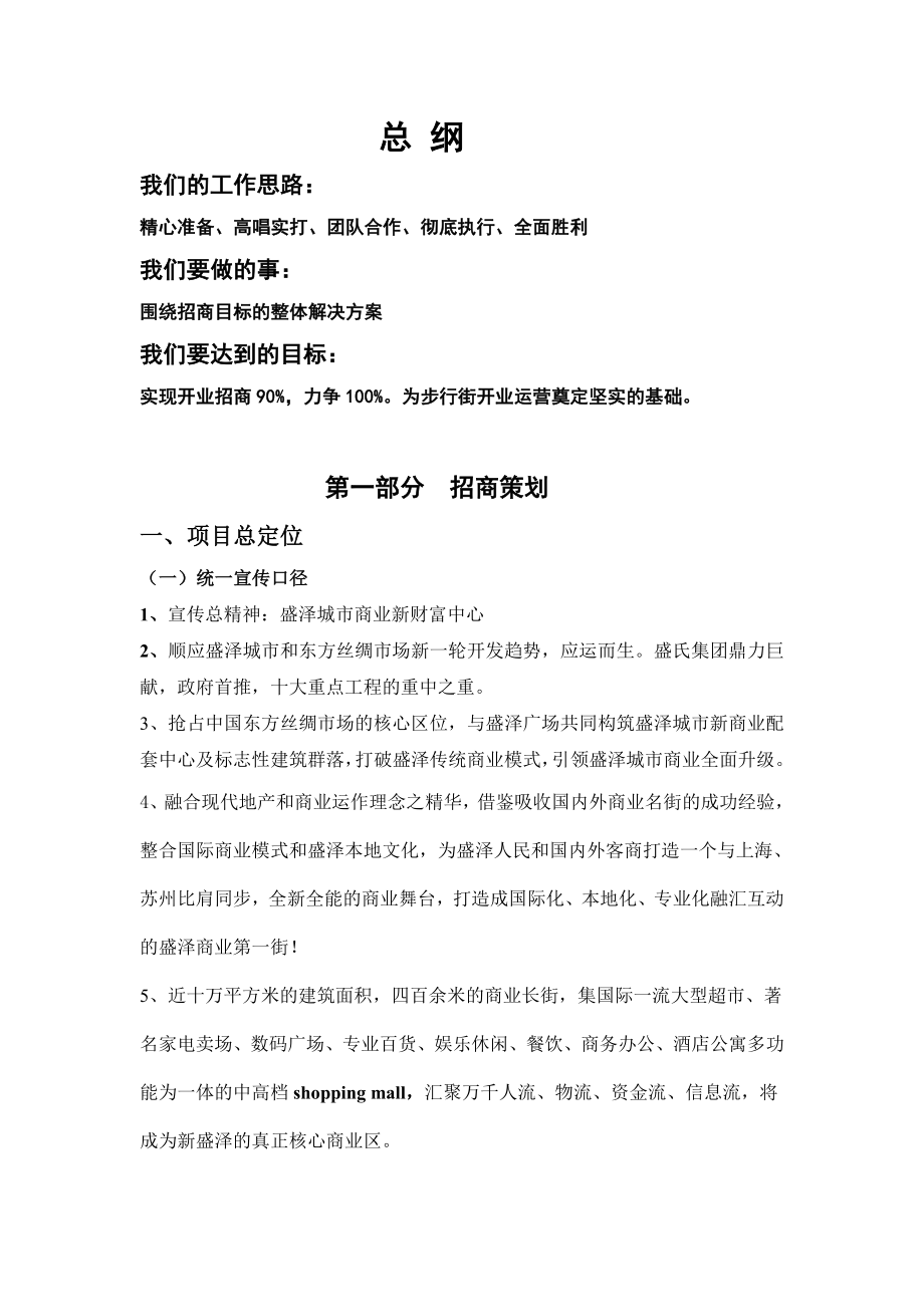 盛泽东盛步行街招商策划报告一站式购物中心.doc_第3页