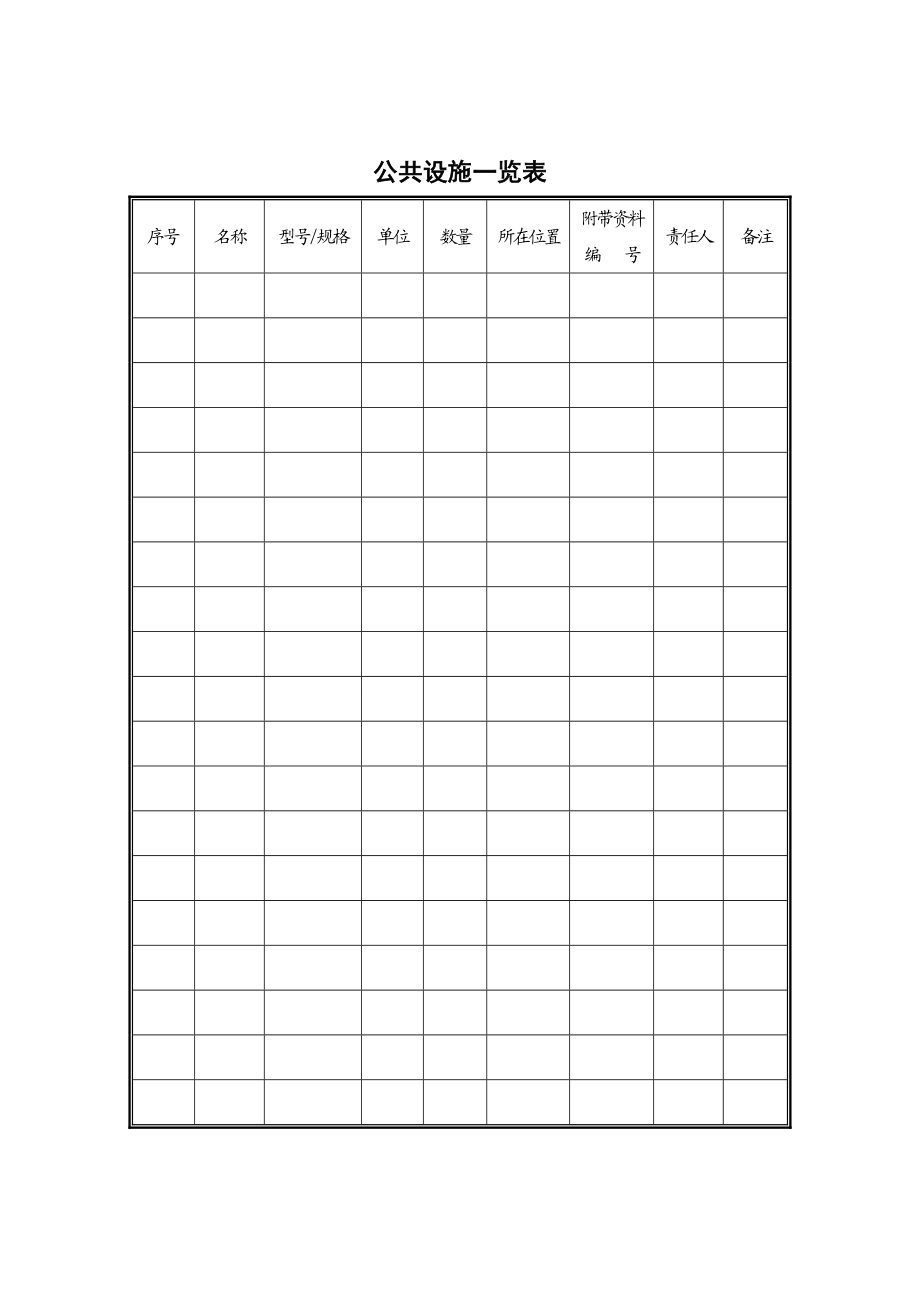 物业公司设施设备管理标准图表.doc_第3页