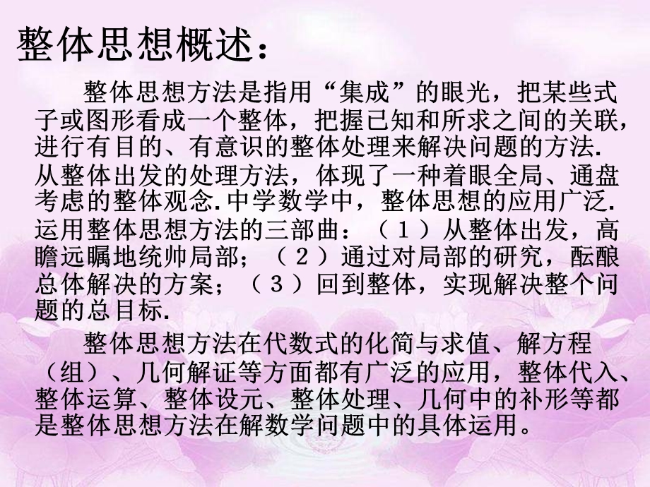 数学中的整体思想.ppt_第2页