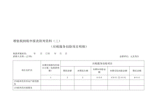 增值税纳税申报表附列资料(三)(应税服务扣除项目明细)[资料].doc