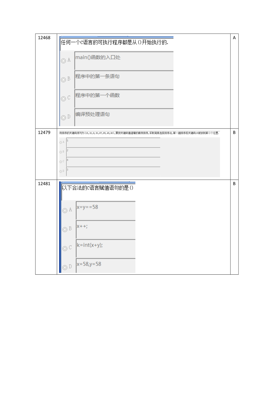 成都XX大学C语言重修上机题库.docx_第1页