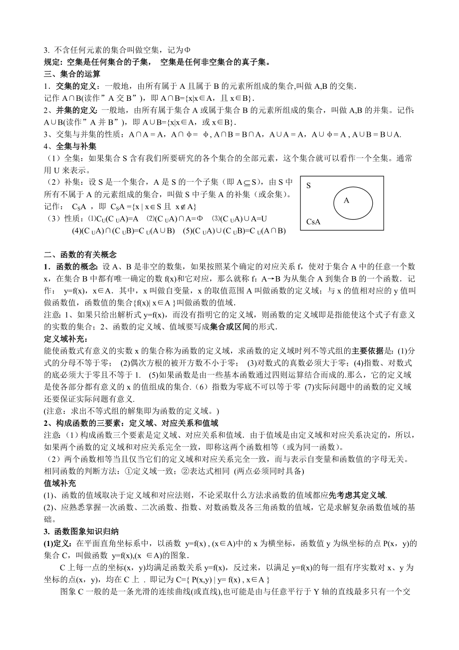 新课标人教A版高一数学必修知识点总结.doc_第2页