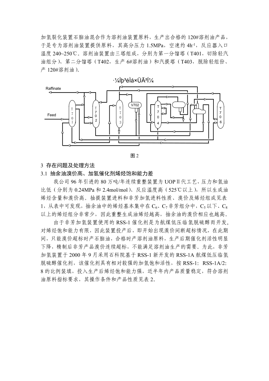 镇海利用重整抽余油生产溶剂油.doc_第2页