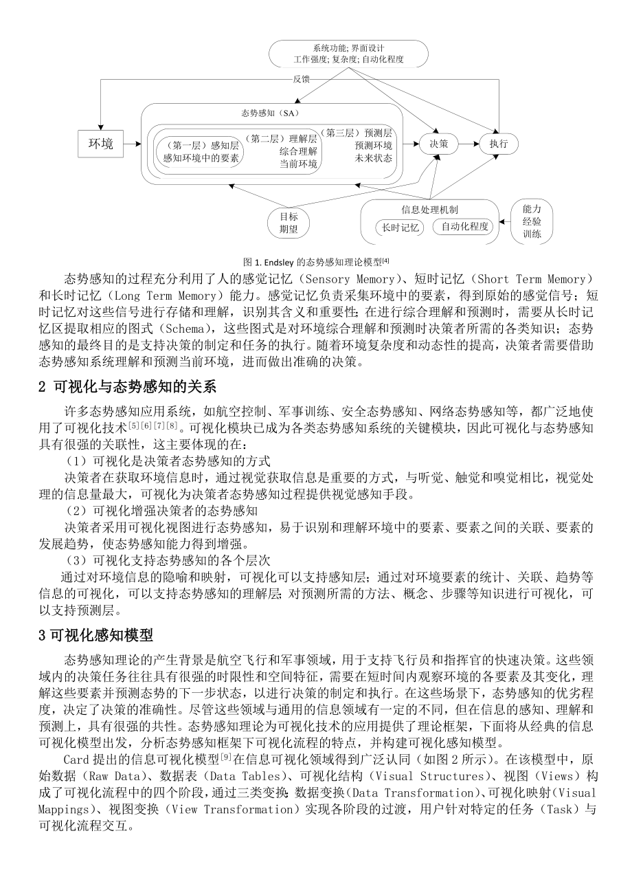 基于态势感知理论的可视化感知模型.doc_第2页