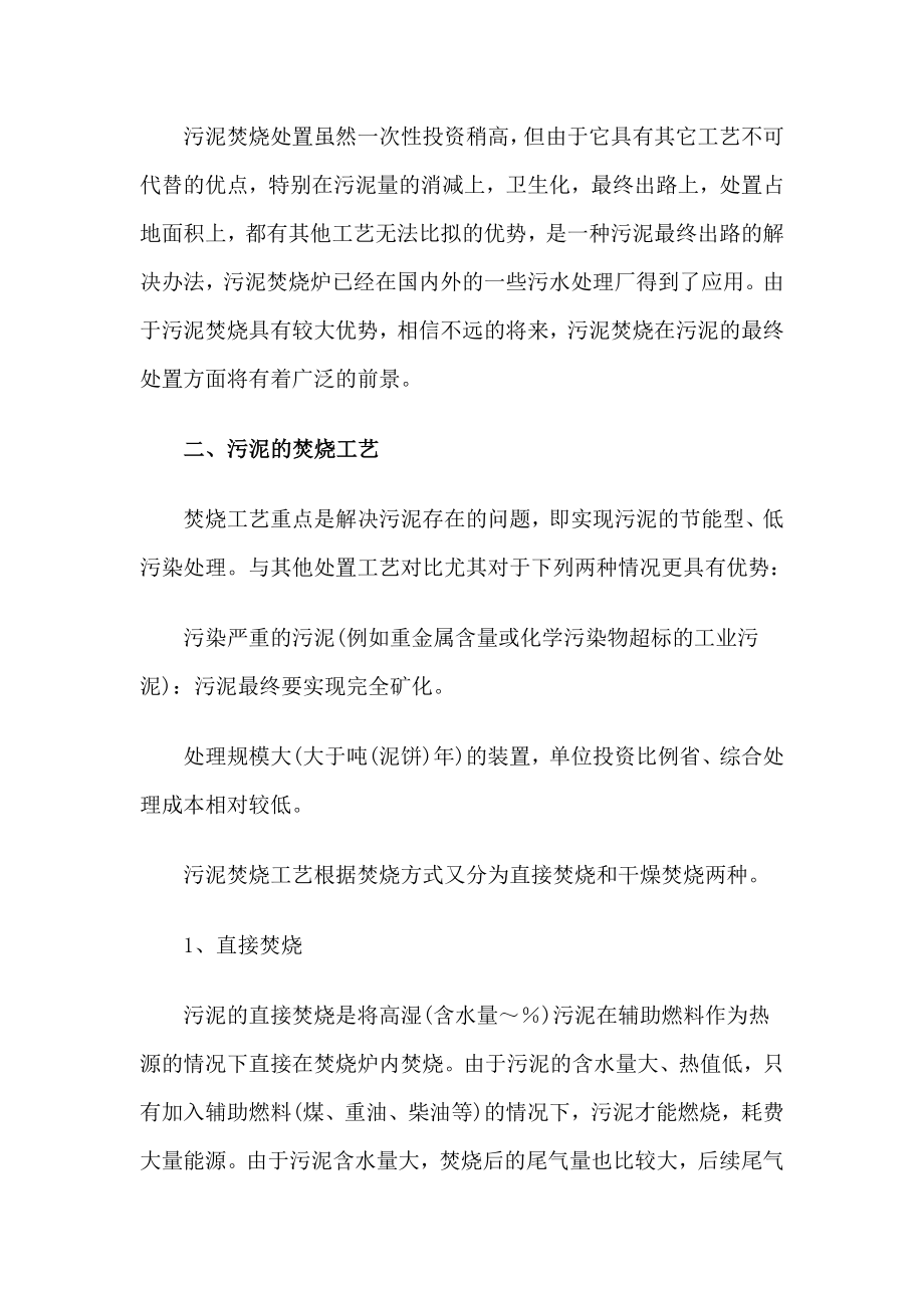 造纸企业污泥干燥焚烧系统.doc_第2页