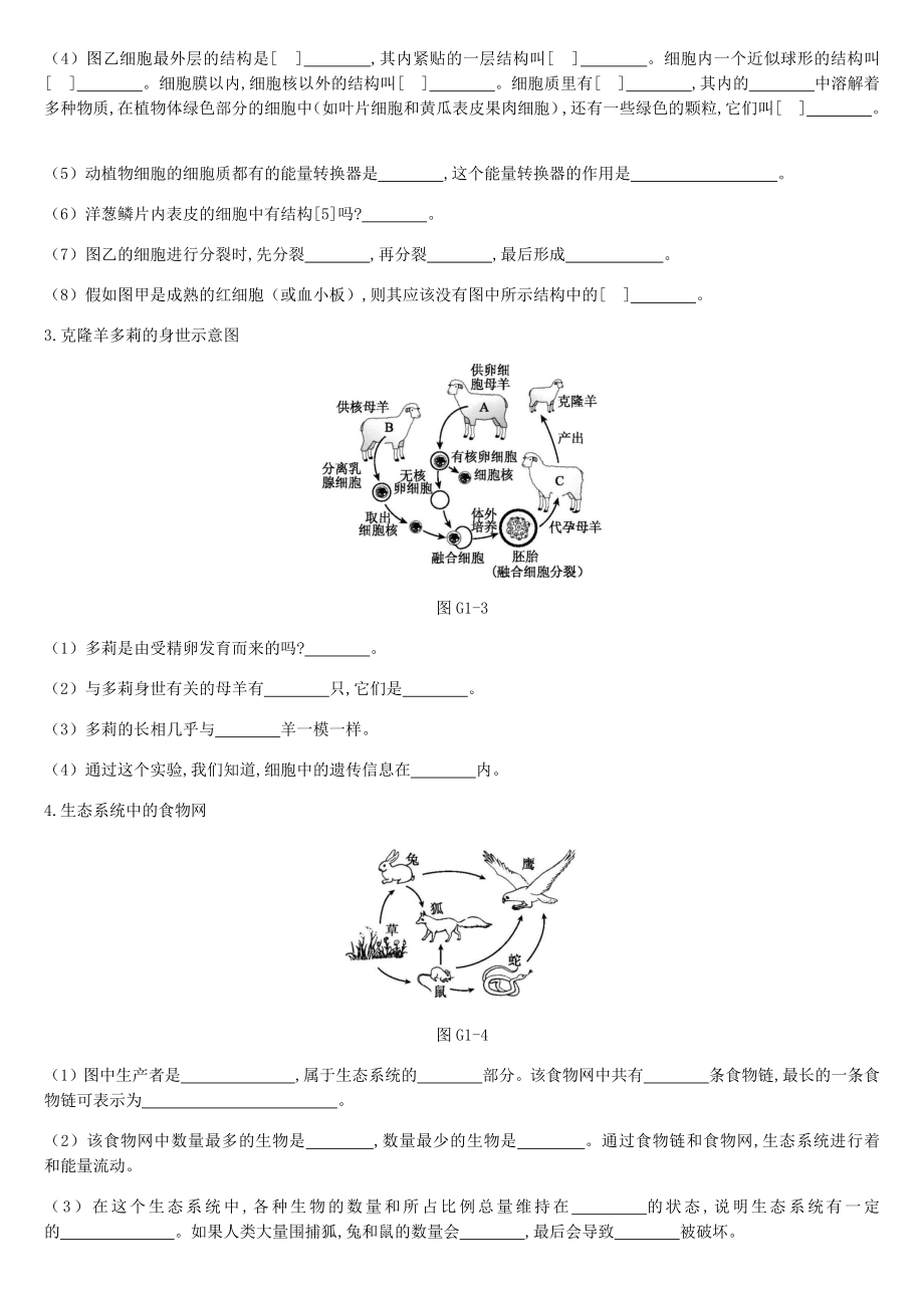 中考生物复习识图题精选新人教版.docx_第2页