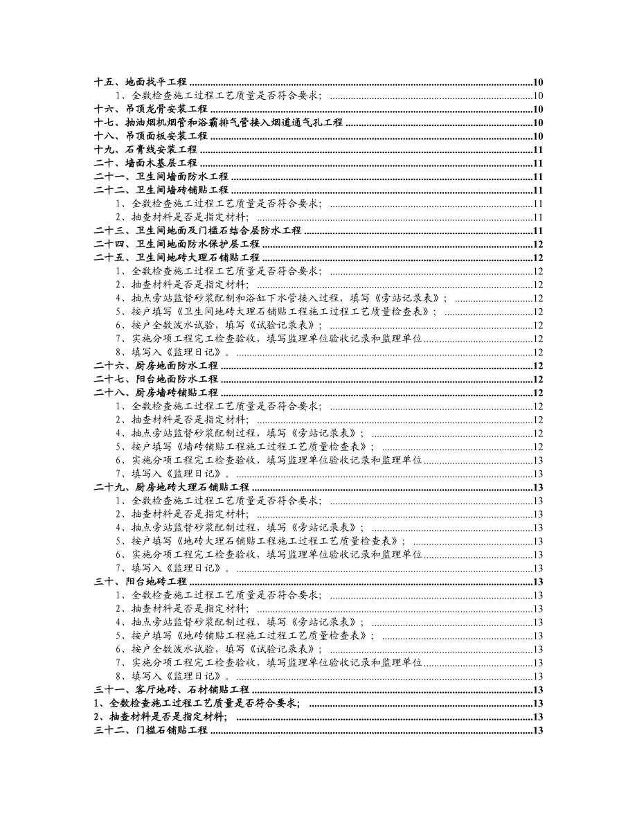 高层住宅装修工程精装修监理质量管控难点与重点.doc_第3页