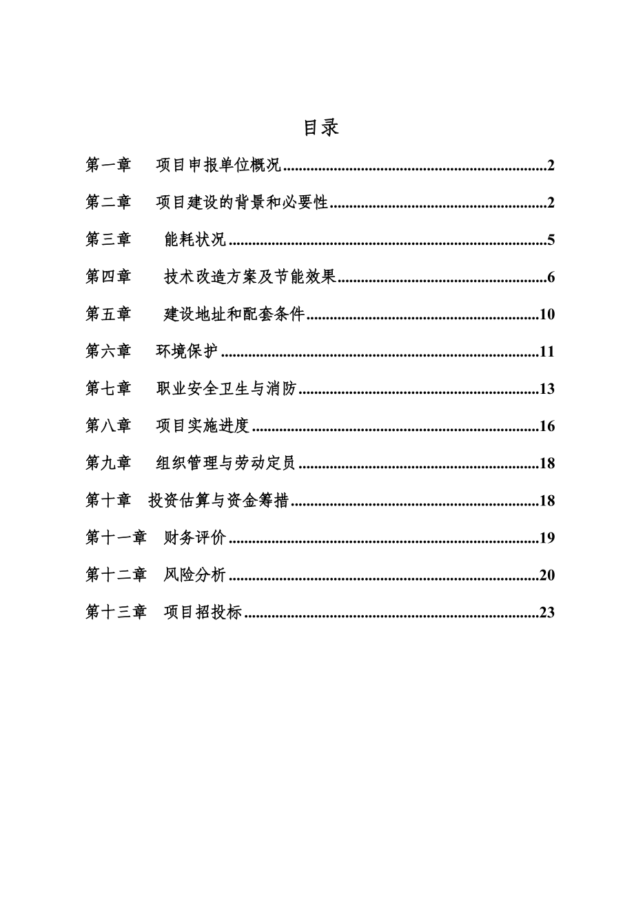 注塑设备伺服电机改造（电机系统节能技术改造）项目可行性研究报告.doc_第2页