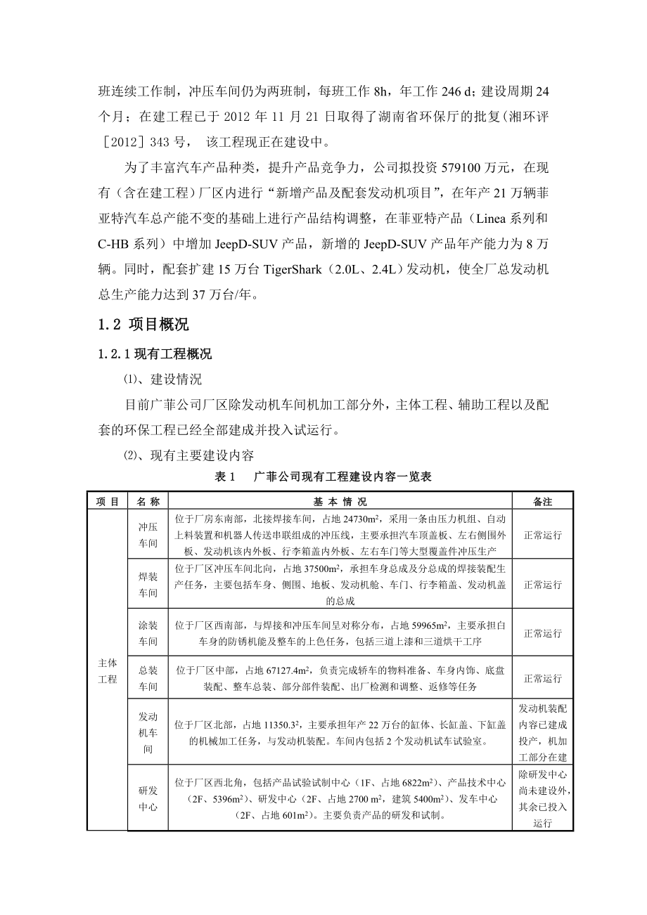 广汽菲亚特汽车有限公司新增产品及配套发动机项目环境影响评价报告书.doc_第2页