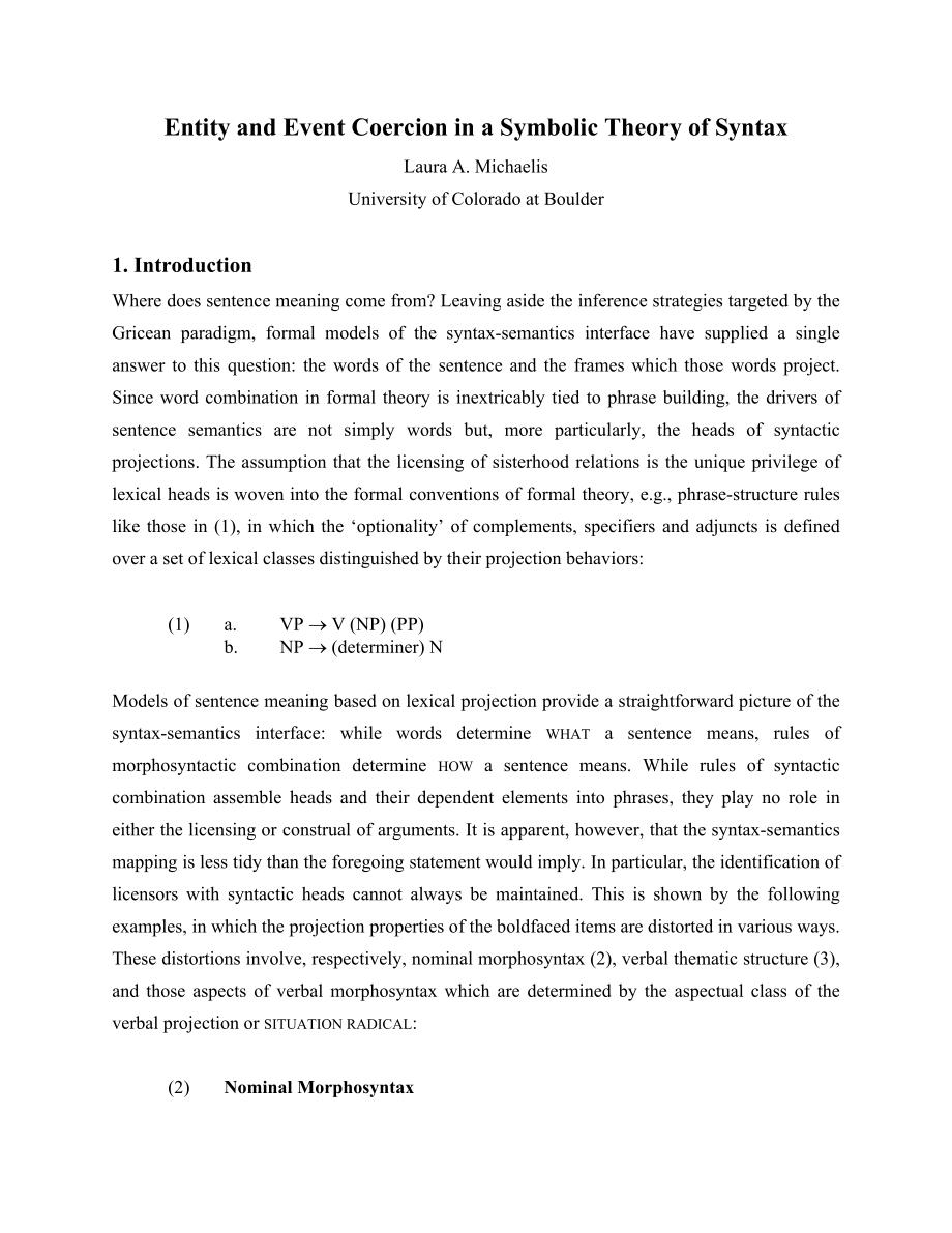 Entity and Event Coercion in a Symbolic Theory of Syntax实体和事件的语法符号理论胁迫.doc_第1页