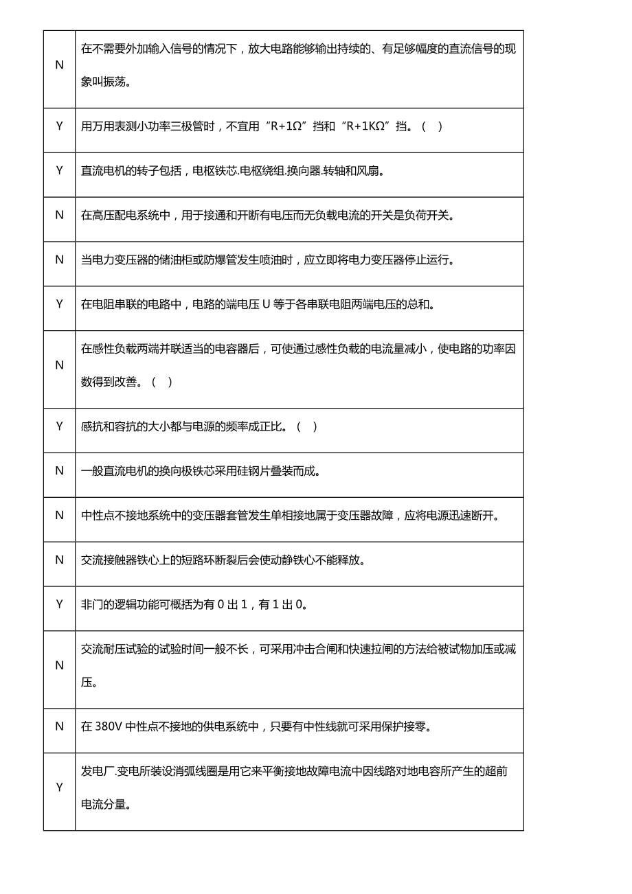 物业电工基础知识复习题.doc_第3页