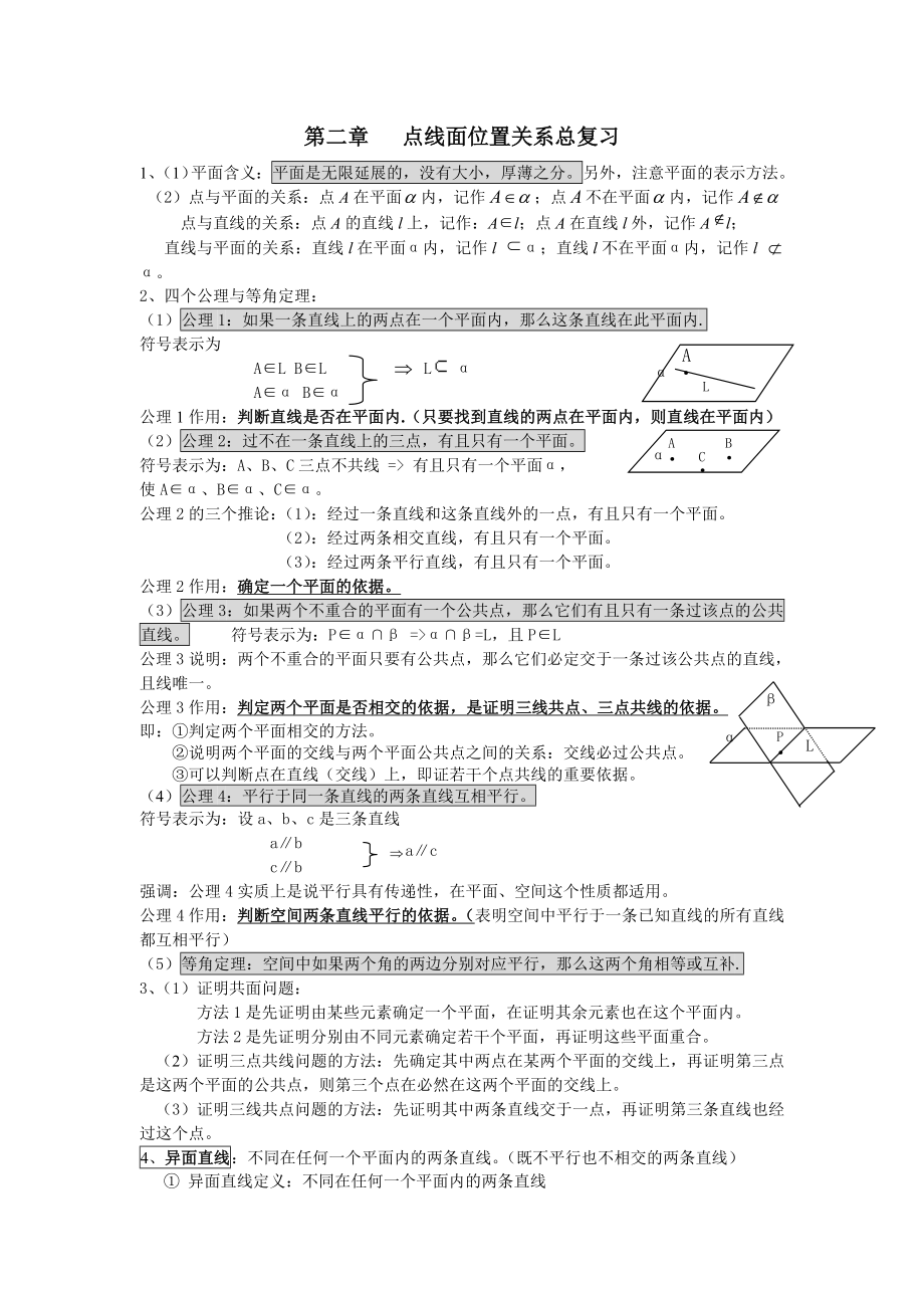 数学必修2第二章知识点小结及典型模拟题.doc_第1页