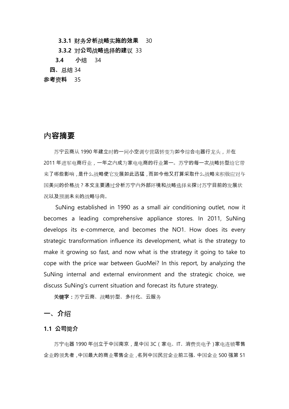 战略管理苏宁分析报告.doc_第3页