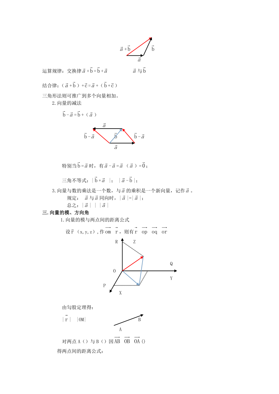 空间解析几何与向量代数毕业论文.doc_第2页