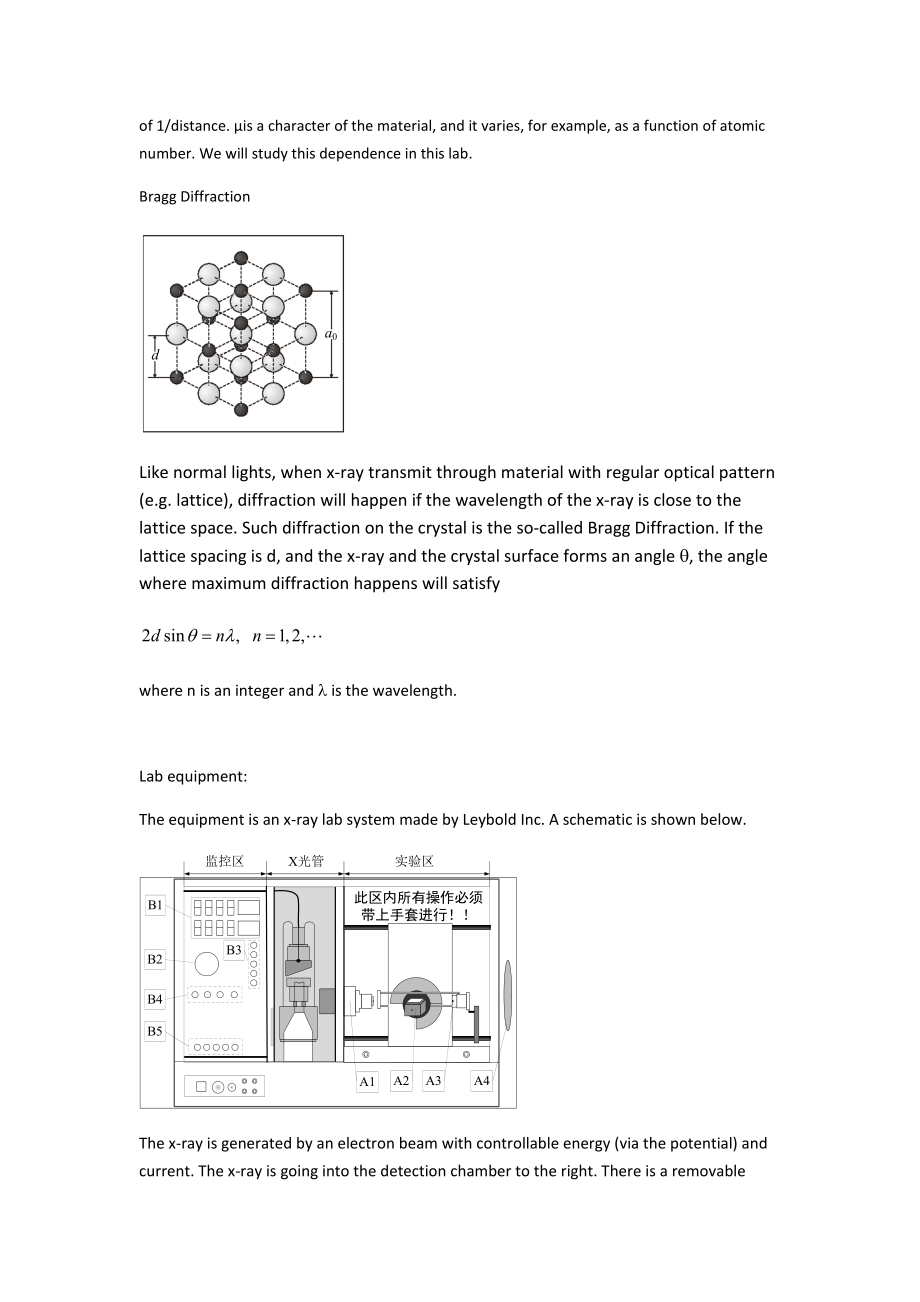 大学物理实验报告英文版X光.doc_第2页