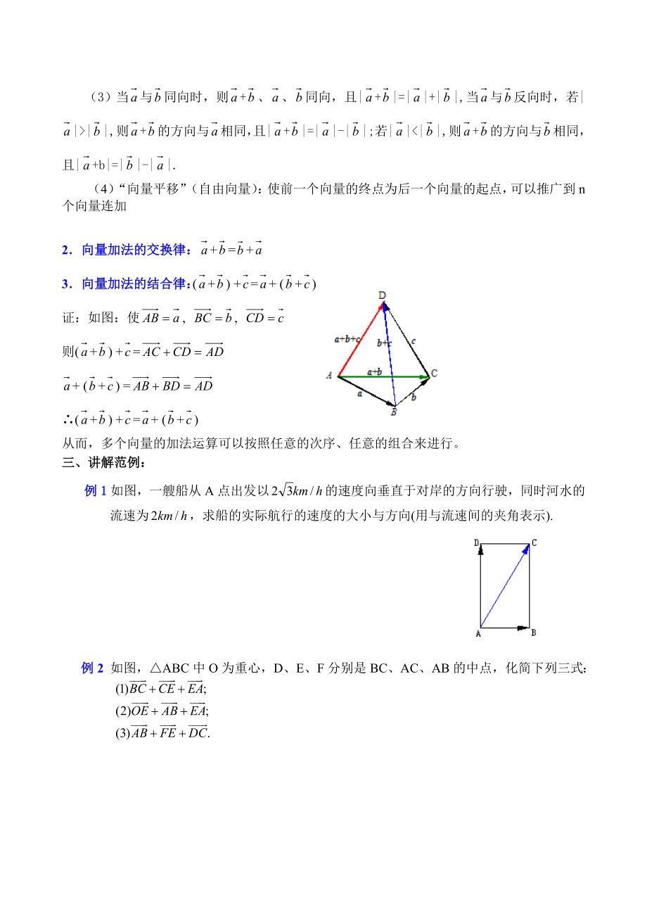 高考数学复习向量的加法与减法.doc_第2页